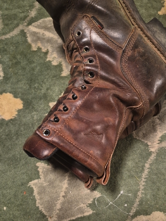 Red Wing Shoes Brown Leather Work Boot with Lug Sole main image 13